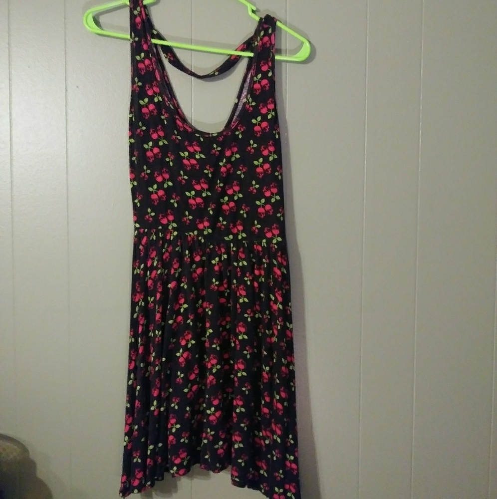Hot Topic Cherry skull Dress